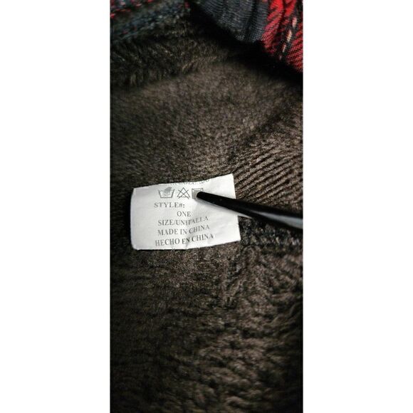 Ellie & Kate Red Plaid Leggings One Size Fit XSmall & Small - Picture 6 of 6